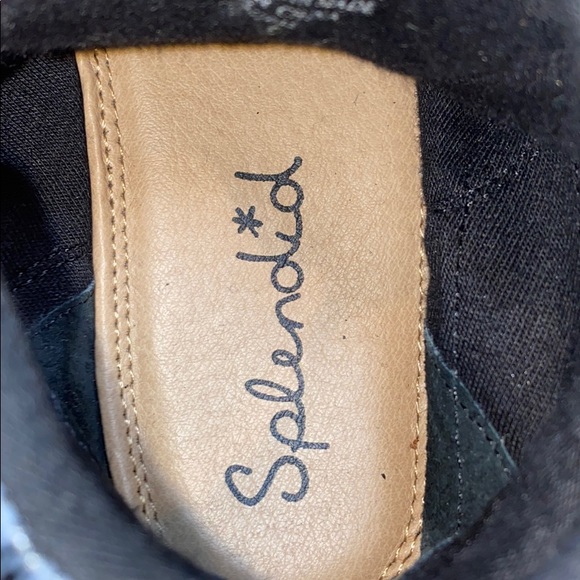 SPLENDID high top leather zipper sneakers - Picture 6 of 6